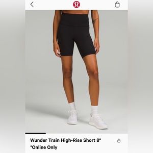 Lululemon Wunder Train 8” short